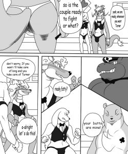 Fight Of Pride 2 - The Squirrel And The Hippo 012 and Gay furries comics