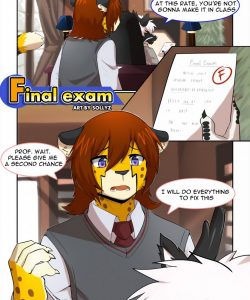 Final Exam gay furry comic