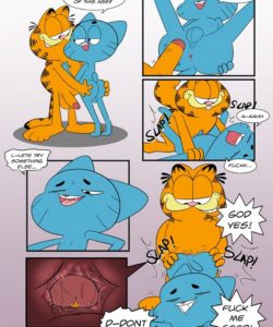 Garfield & Gumball gay furry comic