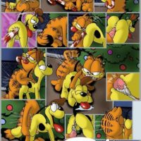 Garfield's Christmas gay furry comic