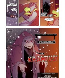 Krampus! A Thievery Holiday Special 002 and Gay furries comics