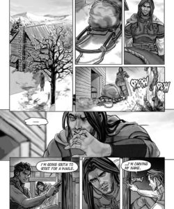 Lost In The Snow gay furry comic