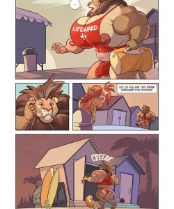 Meatier Showers - Baewatch 003 and Gay furries comics