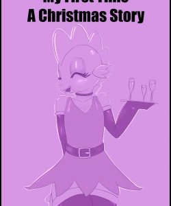 My First Time - A Christmas Story 001 and Gay furries comics