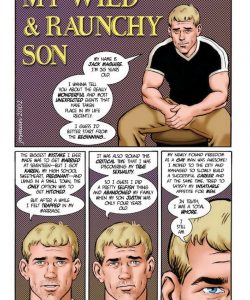 My Wild & Raunchy Son 1 gay furry comic