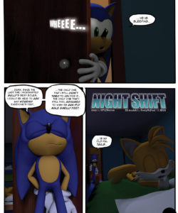 Night Shift 001 and Gay furries comics