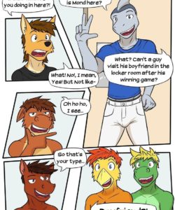 Pass Interference 006 and Gay furries comics