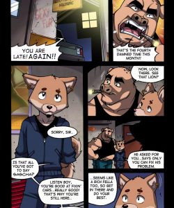 Routine Maintenance 002 and Gay furries comics