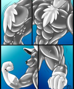 Rubber Muscles 009 and Gay furries comics