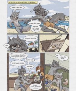 Sheath And Knife - A Beach Side Story 002 and Gay furries comics