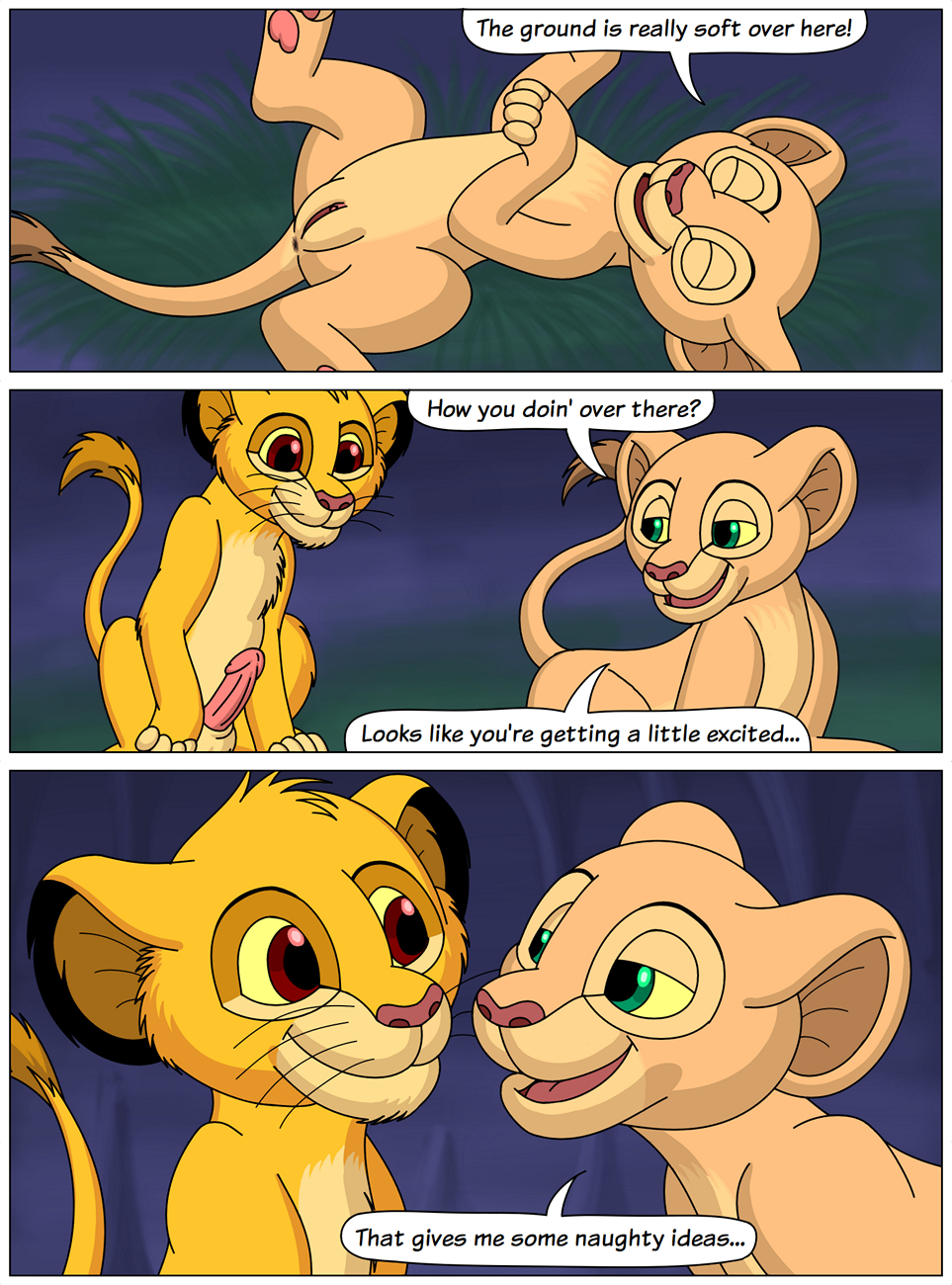 Simba-Sex-009 - Gay Furry Comics