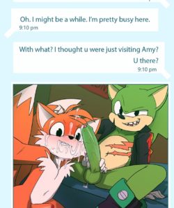 Sonic-Tails Cuckolding - The Right Way 001 and Gay furries comics