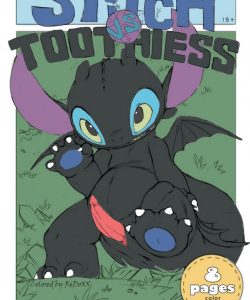 Stitch vs Toothless 001 and Gay furries comics