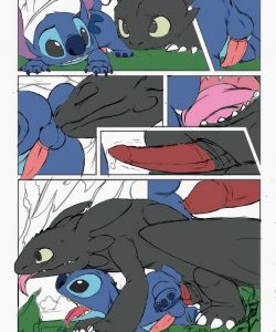 Stitch vs Toothless 002 and Gay furries comics