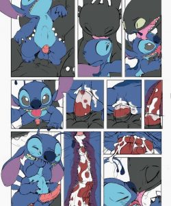 Stitch vs Toothless 006 and Gay furries comics