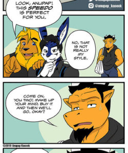 Swimsuit Shopping Day With Consequences 001 and Gay furries comics