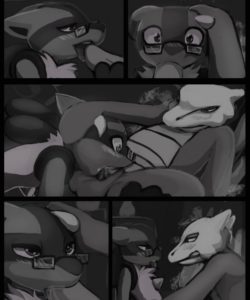 The Ghost Of Lavender Town 004 and Gay furries comics