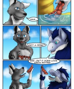 The Hidden Beach 006 and Gay furries comics