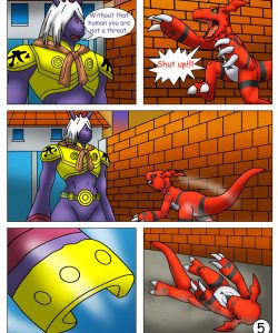 The Revenge Of Indramon 006 and Gay furries comics
