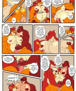 Too Much Heat 011 and Gay furries comics