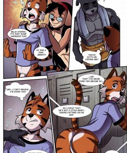 Trapped In The Football 010 and Gay furries comics