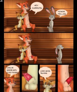 Two Foxes One Bun gay furry comic
