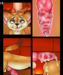 Two Foxes One Bun 016 and Gay furries comics
