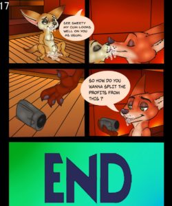 Two Foxes One Bun 017 and Gay furries comics