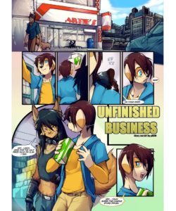 Unfinished Business 002 and Gay furries comics
