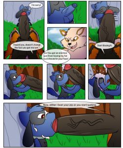 Wet An Arcanine, Drench A Riolu 002 and Gay furries comics