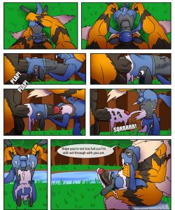 Wet An Arcanine, Drench A Riolu 004 and Gay furries comics