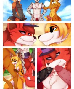 A Foxy Day At The Beach 005 and Gay furries comics