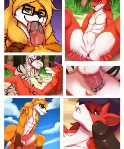 A Foxy Day At The Beach 006 and Gay furries comics