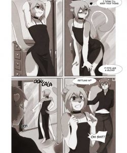 A Little Black Dress 004 and Gay furries comics