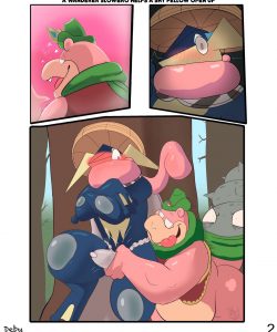 A Wanderer Slowbro Helps A Shy Fellow Open Up 002 and Gay furries comics