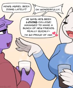 Asriel In College gay furry comic