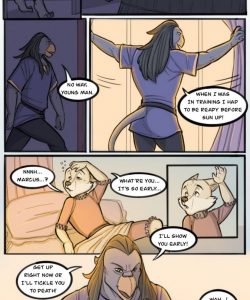 Fencing Lesson gay furry comic