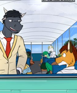 Kyle On A Bus gay furry comic