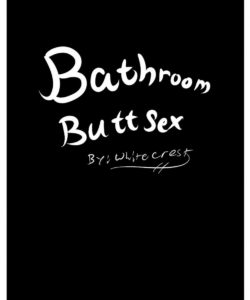 Bathroom Buttsex gay furry comic