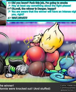 Battle Between Thickveevolutions 009 and Gay furries comics