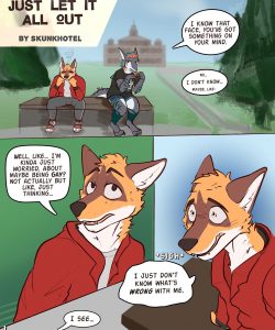 Just Let It All Out 001 and Gay furries comics