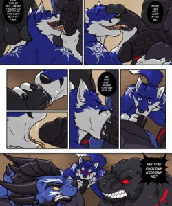 Black And Blue 3 003 and Gay furries comics