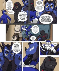 Black And Blue 3 004 and Gay furries comics