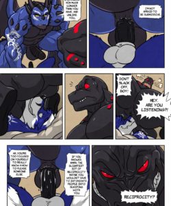 Black And Blue 3 006 and Gay furries comics
