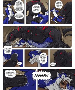 Black And Blue 3 010 and Gay furries comics