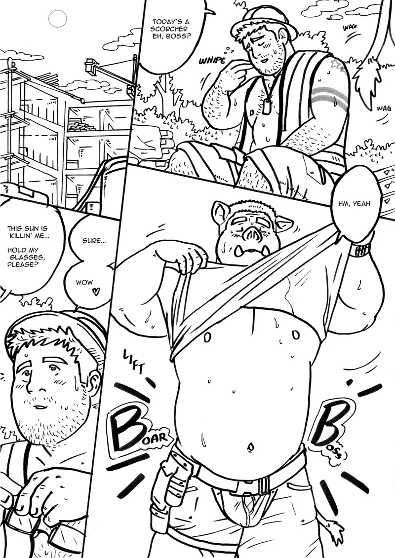 Boar Boss gay furry comic