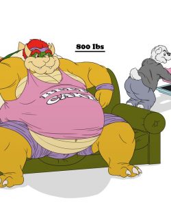 Bowser's Growht Drive! (Fat Version) 003 and Gay furries comics