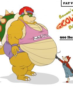 Bowser's Growht Drive! (Fat Version) 004 and Gay furries comics