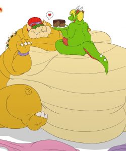 Bowser's Growht Drive! (Fat Version) 009 and Gay furries comics