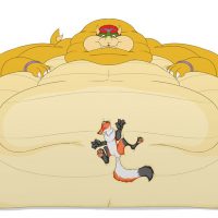 Bowser's Growht Drive! (Fat Version) gay furry comic